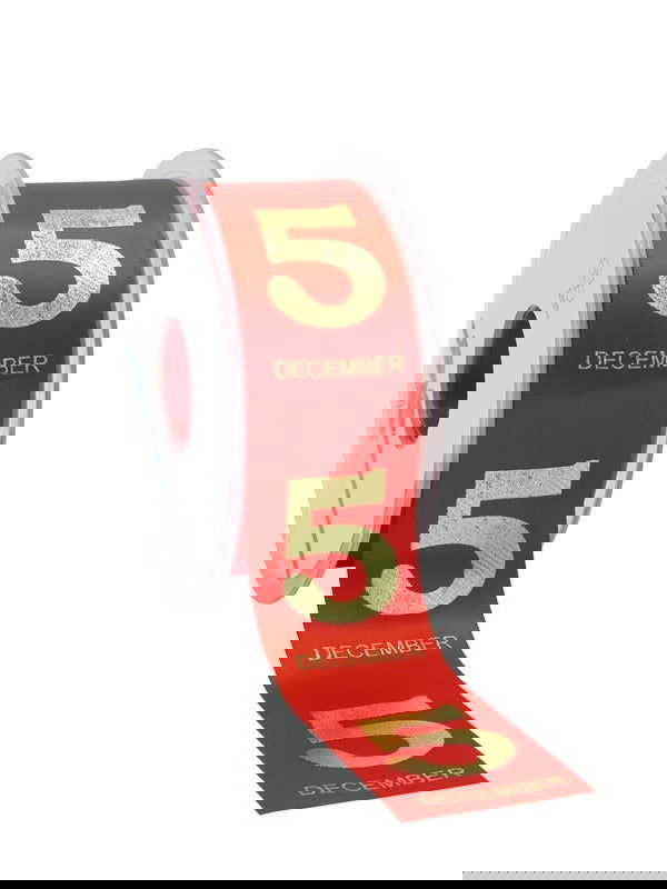 Breed Sintlint Satijn - Kadopapier.net