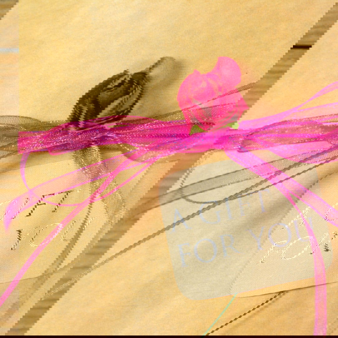 Cadeaudecoratie Roosje Zilver - Kadopapier.net