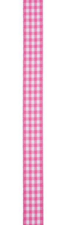 Cadeaulint met ruitjes Fuchsia - Kadopapier.net