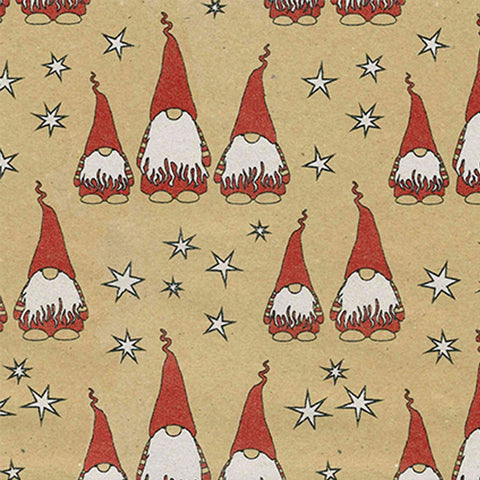 Kerstpapier kraft Kabouters - Kadopapier.net Kerstpapier kraft Kabouters - Kadopapier.net