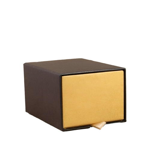 Horloge - Armband doos Zwart/Kraft - Kadopapier.net