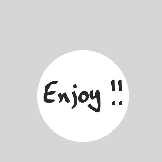 Old School etiket Enjoy! - Kadopapier.net