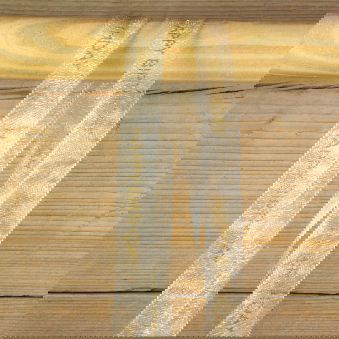 Organzalint Happy birthday Ivoor - Kadopapier.net