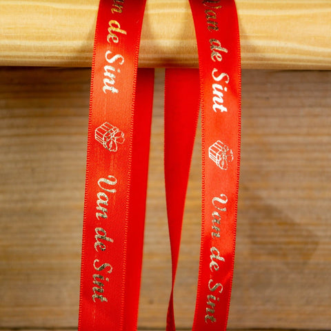 Satijn Sintlint Van de Sint - Kadopapier.net Satijn Sintlint Van de Sint - Kadopapier.net