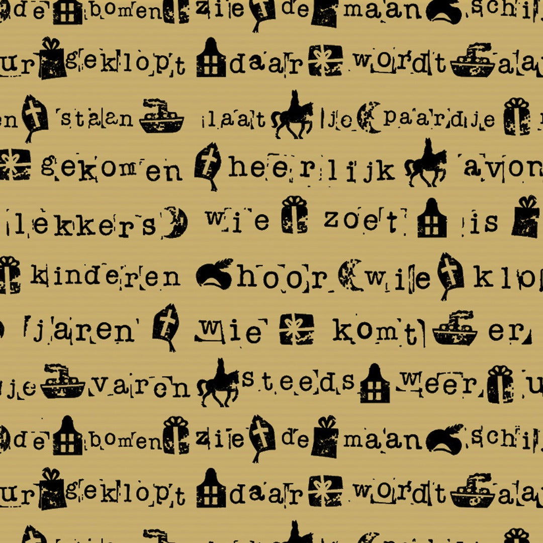 Sinterklaaspapier Stempel - Kadopapier.net