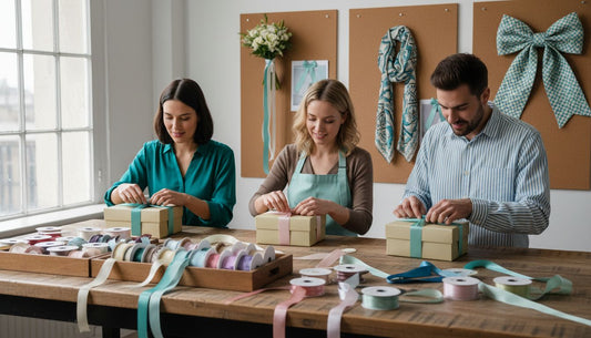 satijnen lint toepassing