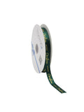 Weihnachtsband Satin Merry Christmas Dunkelgrün