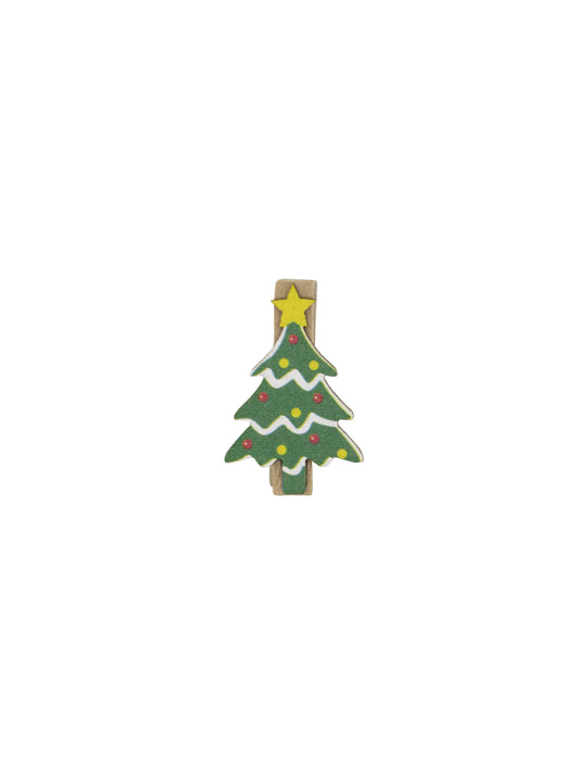 Holzklammer Weihnachtsbaum