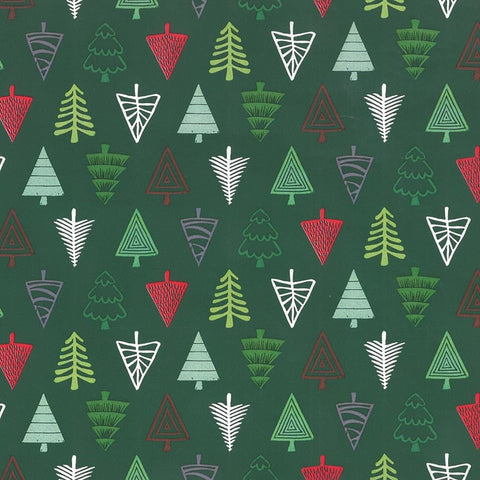 Christmas Gift Bag Christmas Trees Red or Green - 200 pieces - 12x19 cm, 17.5x25 cm, 22x30 cm