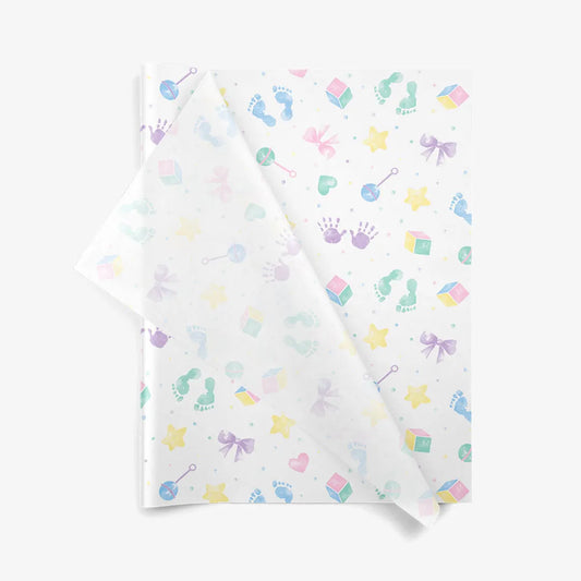 Vloeipapier Baby print 36x50 cm & 50x76 cm