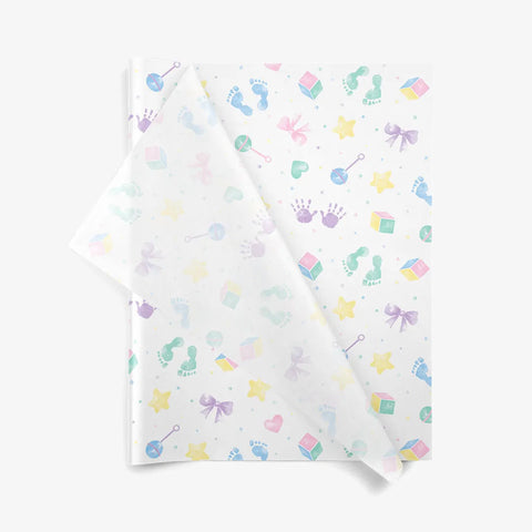 Vloeipapier Baby print 36x50 cm & 50x76 cm