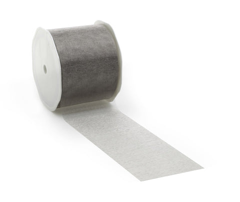 Taupe voile lint voor stijlvolle decoraties en creatief gebruik