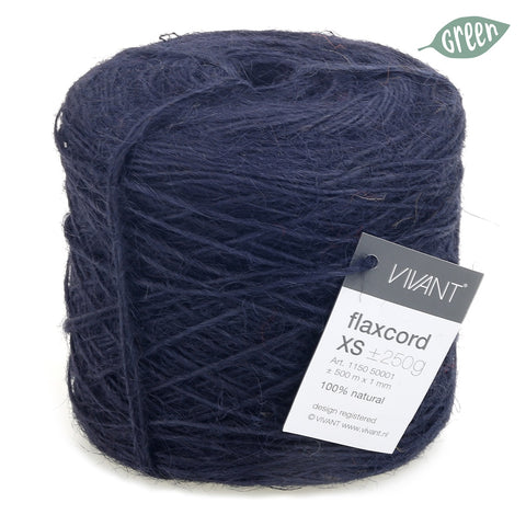 Dun jute touw donker blauw voor creatieve projecten en decoratie | jute koord