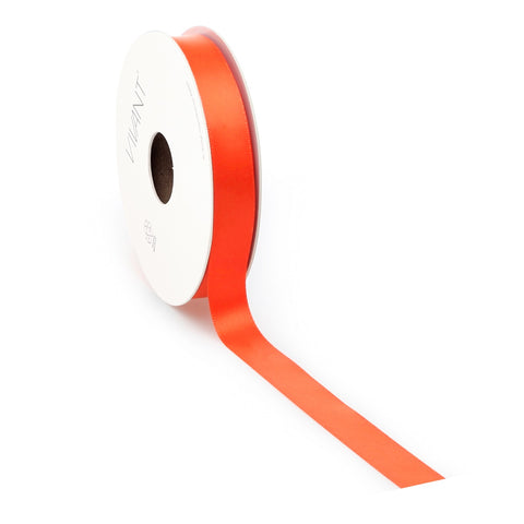 Orange Satin Ribbon 3-38mm / 25-50m