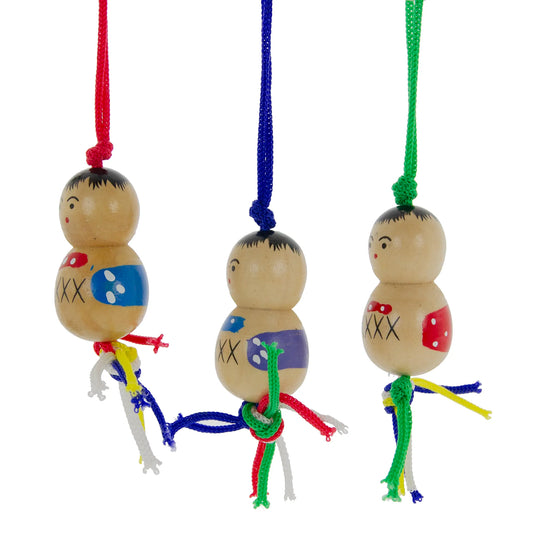 Gelukspoppetje XXL > 5,5 cm | Set van 24 Stuks