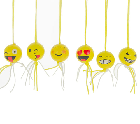 Emoticons aan Koordje > 17mm | 100 Stuks