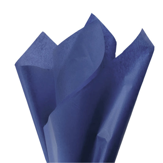 Dik donker blauw vloeipapier - Kadopapier.net