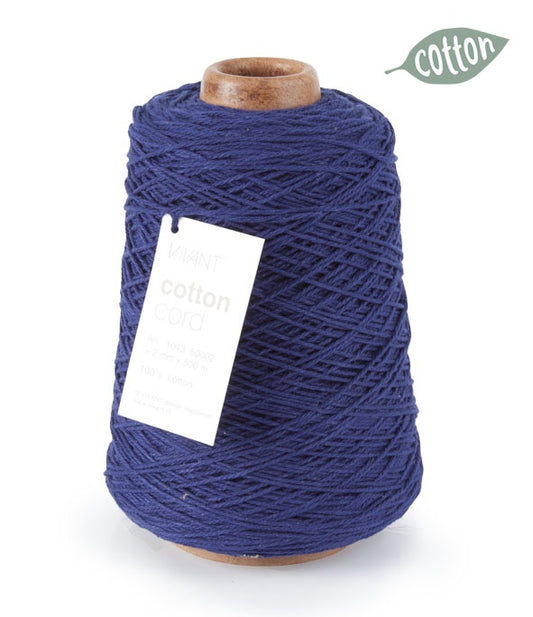 Dark blue cotton rope for versatile use