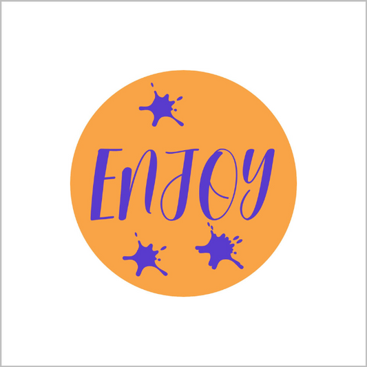 Aufkleber "Enjoy"