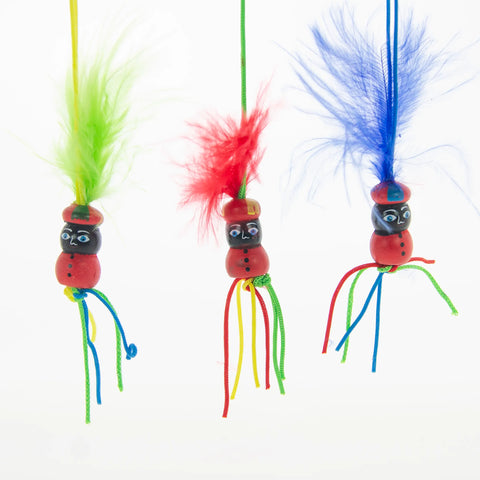 Lucky Pete with feather &gt; 16 mm | Assorted packaging