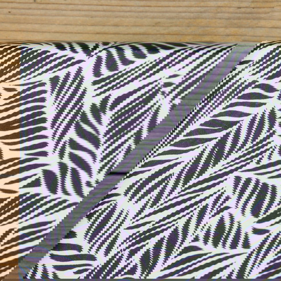 Inpakpapier Palmstripes Mint - Kadopapier.net