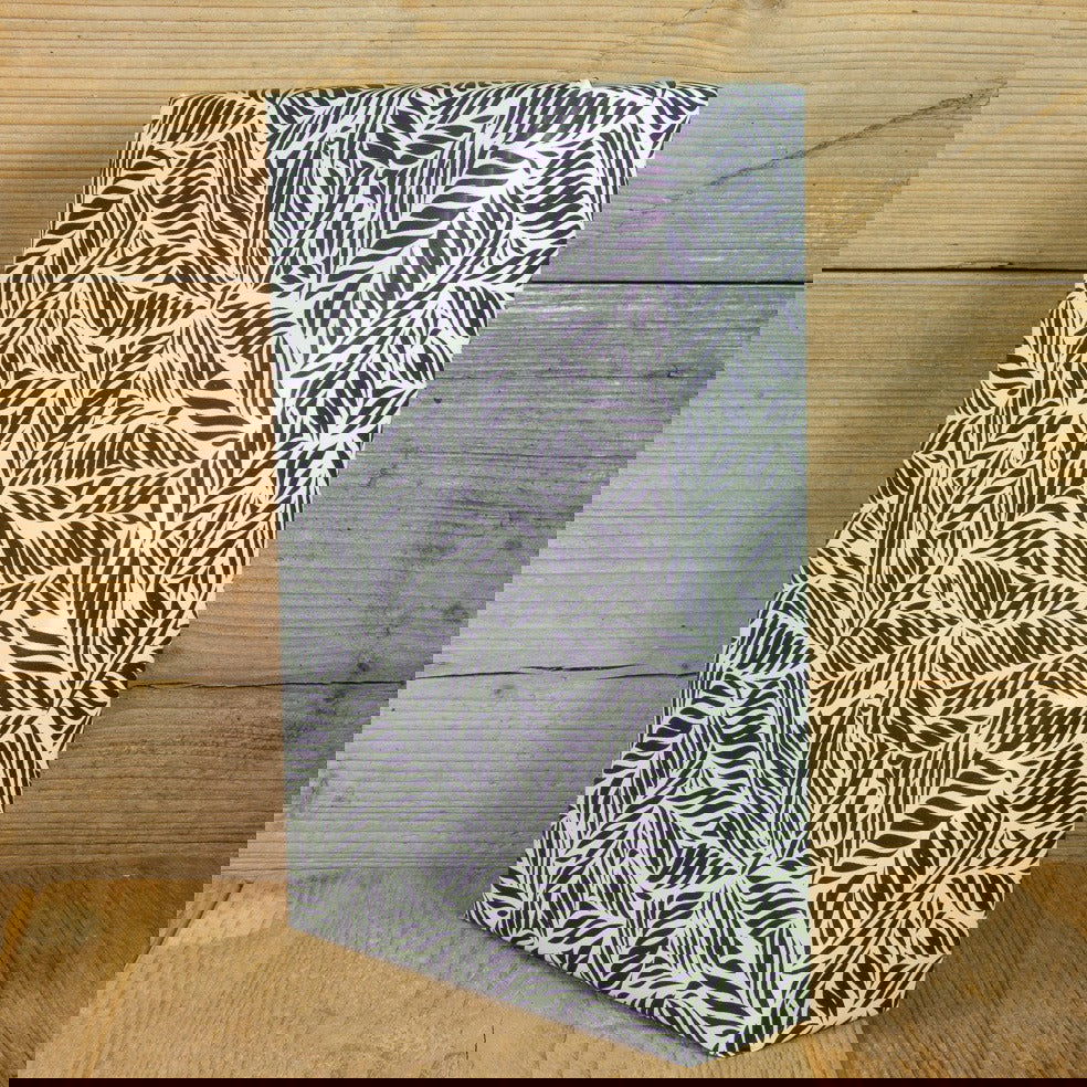 Inpakpapier Palmstripes Mint - Kadopapier.net