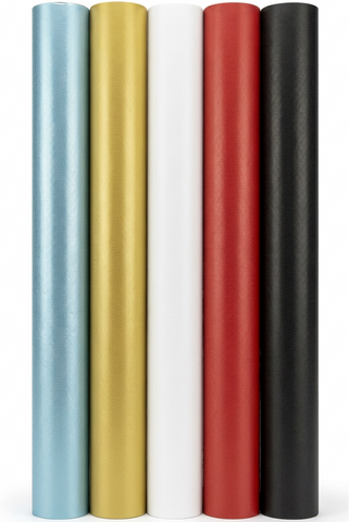 Kraft Colors – 70 cm x 2 m – Set mit 5 Rollen Geschenkpapier 