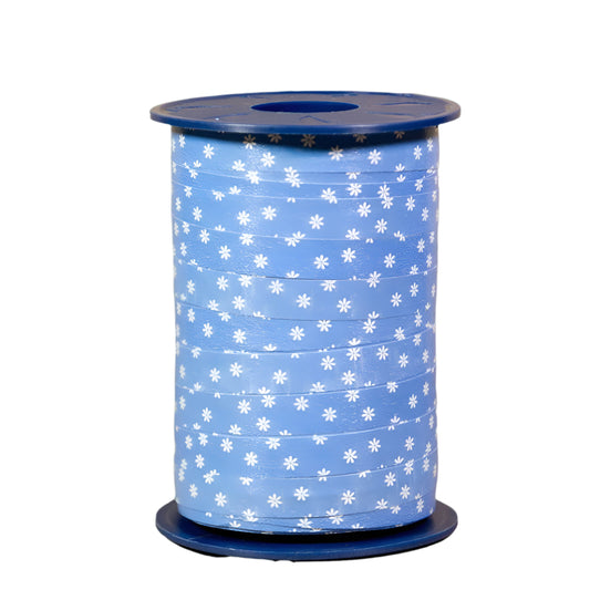 Krullint Bloem Blauw - Kadopapier.net