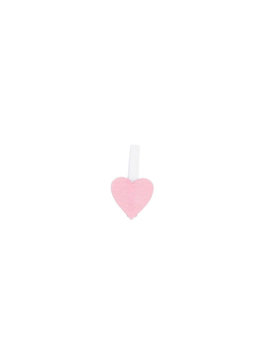 Mini Knijpertjes met Hart Roze - Kadopapier.net