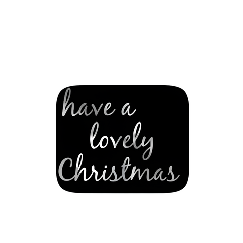 Nordic Style Lovely Christmas Zwart - Kadopapier.net