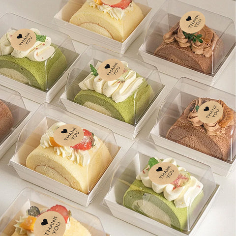 Sluitsticker Kraft Thank You -  25mm - Sticker-Etiket- 500 stuks