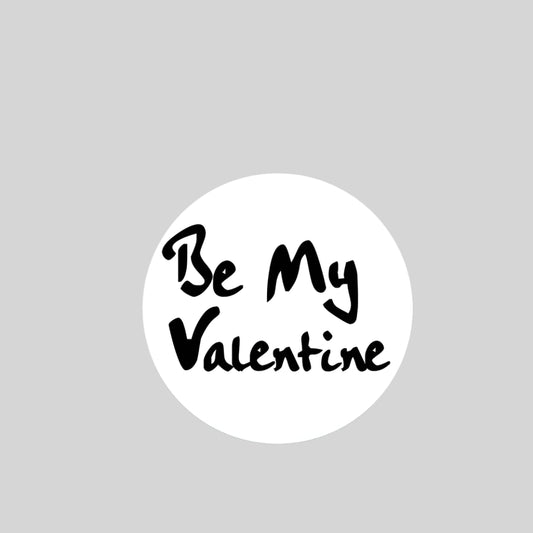 Old School etiket Be my Valentine - Kadopapier.net