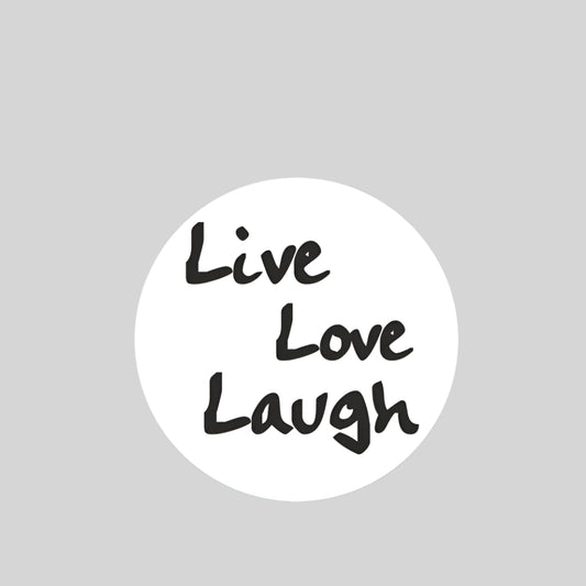 Old School etiket Live Love... - Kadopapier.net