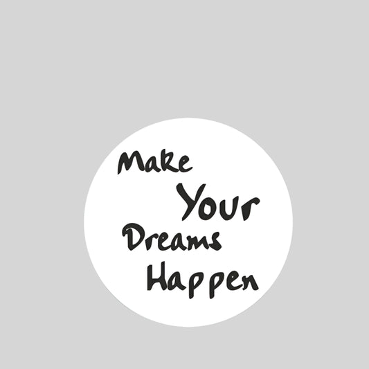 Old school etiket Make your Dreams... - Kadopapier.net