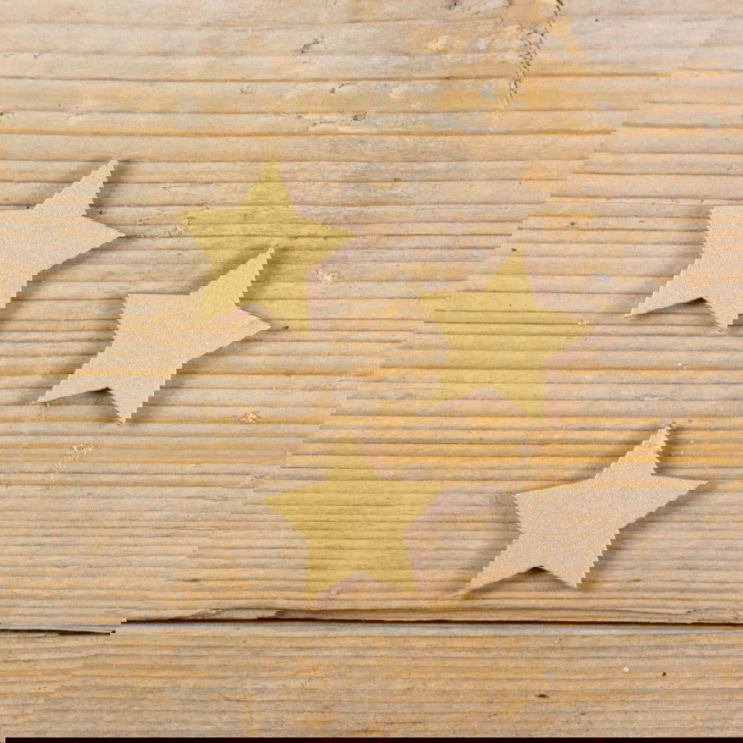 Plakdeco Sterretje goud - Kadopapier.net