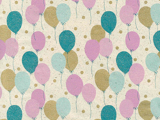 Wrapping paper White Hearts - 250m (30-100cm wide)