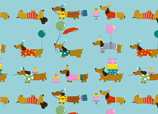Vellen Inpakpapier Wiener Dog | 70*50cm | 2x 250 vellen