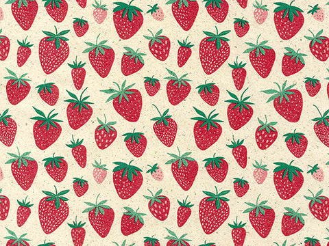 Wrapping Paper Sheets Strawberry | 70*50cm | 2x 250 sheets