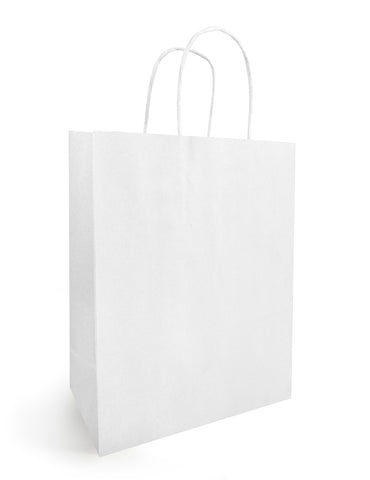 Papieren tasjes effen - 50 stuks