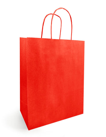 Papieren tasjes effen - 50 stuks