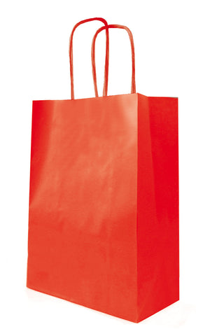 Papieren tasjes effen - 50 stuks