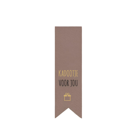 Vaantje Sticker voor Kadootje voor jou - Kadopapier.net