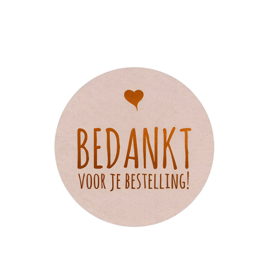 Webshop Etiket Zand XL - Kadopapier.net