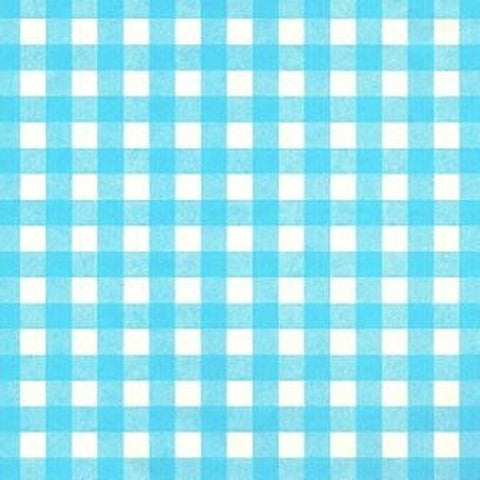 Inpakpapier met lichtblauwe ruiten - Kadopapier.net